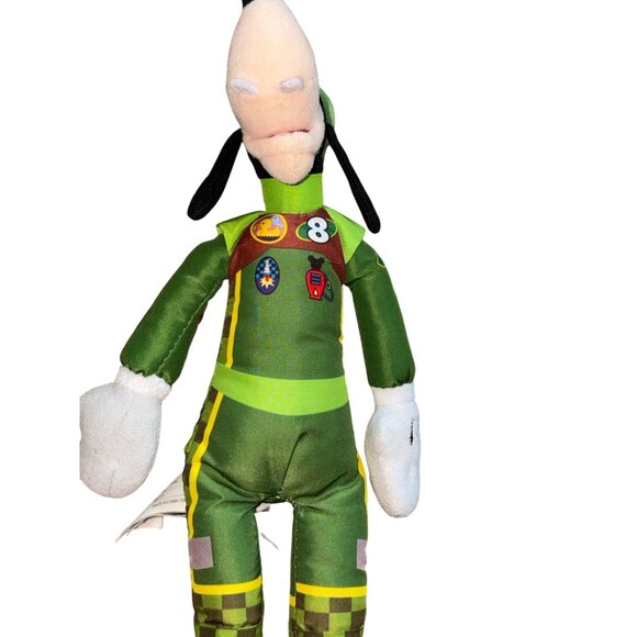 Disney Junior Mickey And The Roadster Racers Goofy Plush 10 Inch-Used - Picture 3 of 6